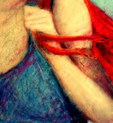 Pittura intitolato "la borsa rossa" da Fabrizio Avena, Opera d'arte originale, Altro