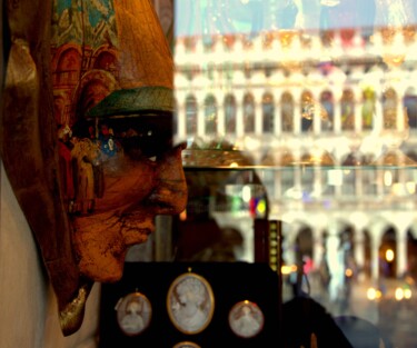 Photographie intitulée "maschera veneziana" par Fabrizio Avena, Œuvre d'art originale