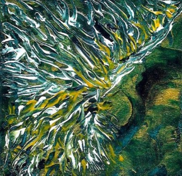 Malerei mit dem Titel "Ruhe" von Eva Fazakas, Original-Kunstwerk, Acryl