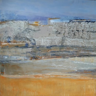Malarstwo zatytułowany „les falaises 2” autorstwa Francis Giroux, Oryginalna praca, Akryl