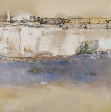 Peinture intitulée "falaises II" par Francis Giroux, Œuvre d'art originale, Acrylique