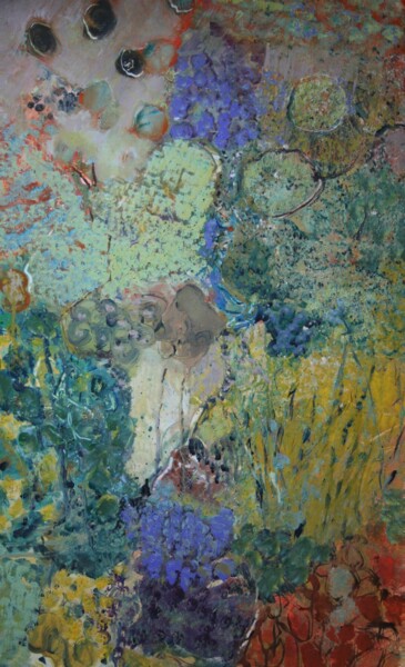 Peinture intitulée "végétal 06" par Francis Giroux, Œuvre d'art originale, Acrylique Monté sur Châssis en bois