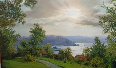A Beautiful Morning Painting titled "A Beautiful Morning" by Faramarz Mokhtarpour, Original Art, Oil