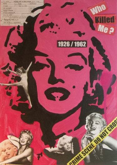 Peinture intitulée "Marilyn Monroe - Wh…" par F-Red, Œuvre d'art originale, Huile