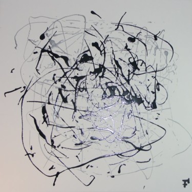 Peinture intitulée "Interconnexion" par F-Red, Œuvre d'art originale, Huile
