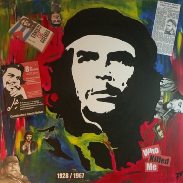 Painting titled "Ernesto Che Guevara…" by F-Red, Original Artwork, Oil