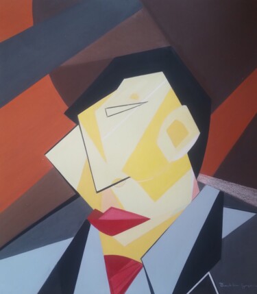 Картина под названием "Presidente Hugo Cha…" - Franklin Segovia, Подлинное произведение искусства, Пастель Установлен на Дер…