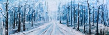 Peinture intitulée "snowoods.jpg" par F2l0, Œuvre d'art originale, Acrylique