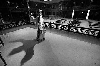 Photography titled "Theater in Suzhou" by Fa Man, Original Artwork
