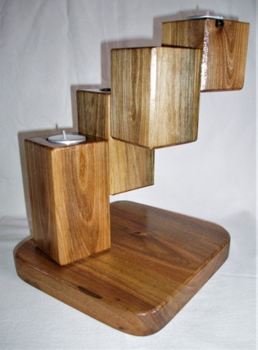 Design intitulada "Les escaliers vers…" por Faber Artisan, Obras de arte originais, Luminaria