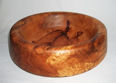 Design intitulée "Beech in flames" par Faber Artisan, Œuvre d'art originale, Art de la table