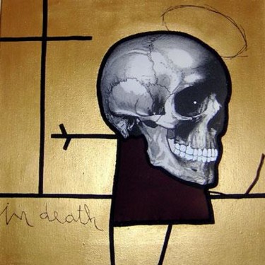 Peinture intitulée "in death we trust" par Fabesko, Œuvre d'art originale