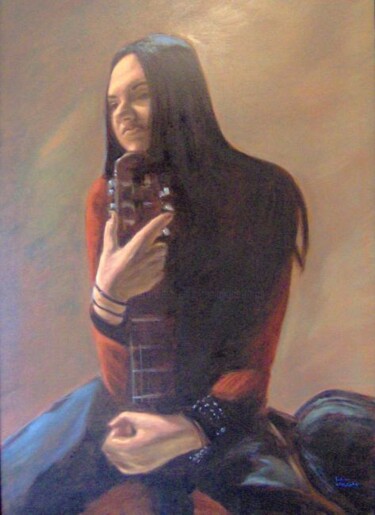 Painting titled "morra rocker" by Fabian Guerrero, Original Artwork