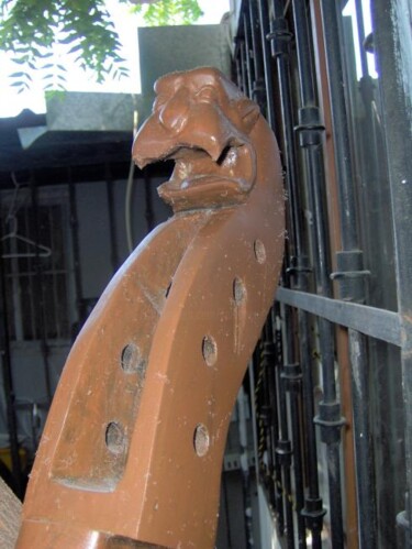 Sculpture titled "head carving tololo…" by Fabian Guerrero, Original Artwork