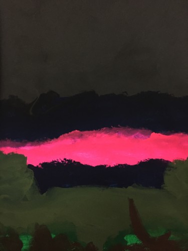 Pittura intitolato "Rossa raggiar.jpg" da Fabiana Collotto, Opera d'arte originale