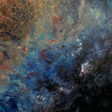 Pittura intitolato "All'imbrunire" da Fabiana De Rubeis, Opera d'arte originale, Acrilico