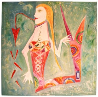 Painting titled "La Domadora de Cora…" by Fabiana Basso, Original Artwork
