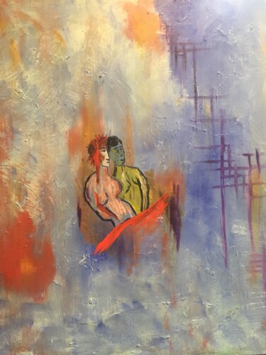 Peinture intitulée "L’Amour" par Fabien Bonnard, Œuvre d'art originale, Huile