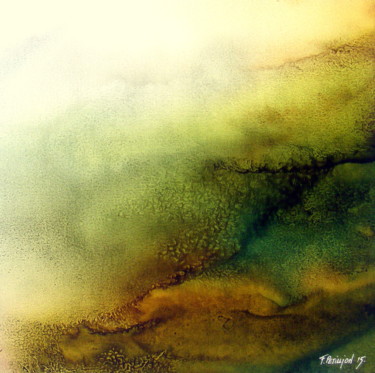 Schilderij getiteld "free-light-ii.jpg" door Fabien Petillion, Origineel Kunstwerk, Aquarel