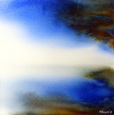 Peinture intitulée "free-light-III" par Fabien Petillion, Œuvre d'art originale, Aquarelle