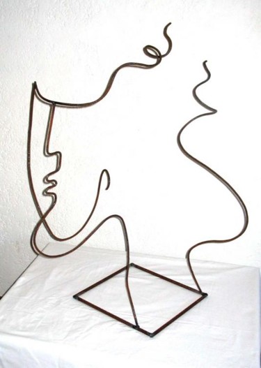 Sculpture titled "Ulysse" by Fabien Manni, Original Artwork
