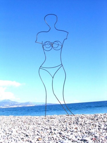 Sculpture titled "Venus de visu" by Fabien Manni, Original Artwork