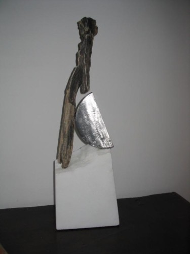 Sculpture titled "Nuit blanche" by Fabien Manni, Original Artwork