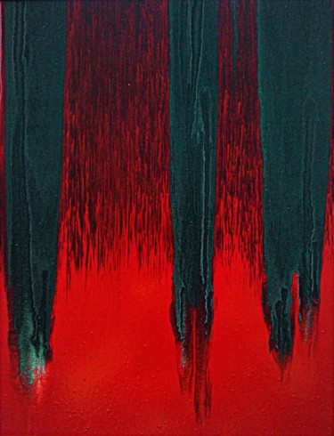 Pittura intitolato "confrontation" da Fabienne Deguines, Opera d'arte originale, Olio