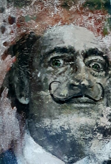 Картина под названием "Dali" - Fabienne Faraill, Подлинное произведение искусства, Акрил Установлен на Деревянная рама для н…