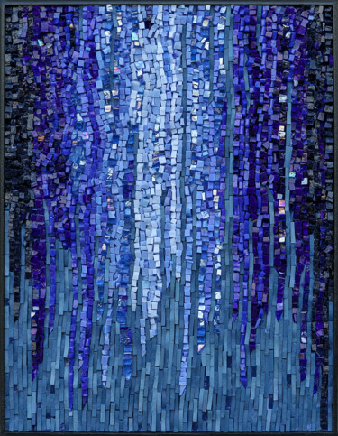 Escultura intitulada "Reflets de Lumière" por Fabienne Le Pajolec Moree, Obras de arte originais, Mosaico Montado em Outro p…