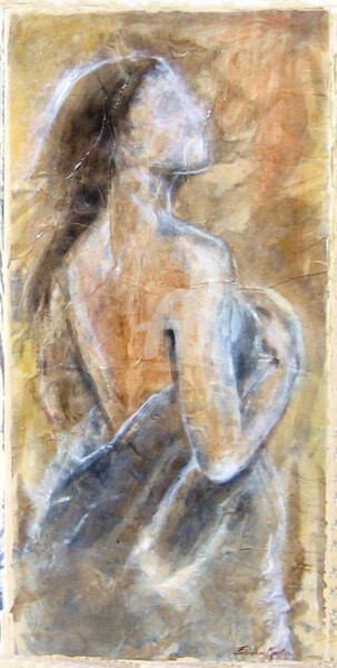 Pittura intitolato "OSMOSE" da Fabienne Martin, Opera d'arte originale, Olio