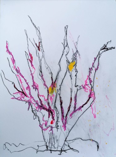 "cerisier" başlıklı Resim Antoinette Sanchez tarafından, Orijinal sanat, Kalem