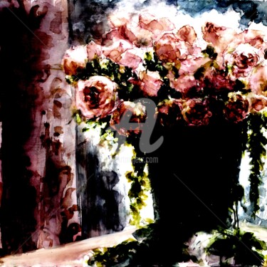 Artes digitais intitulada "Fleurs en contrejour" por Fabienne Monestier, Obras de arte originais, Outro