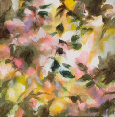 Peinture intitulée "Feuilles d'automne…" par Fabienne Monestier, Œuvre d'art originale