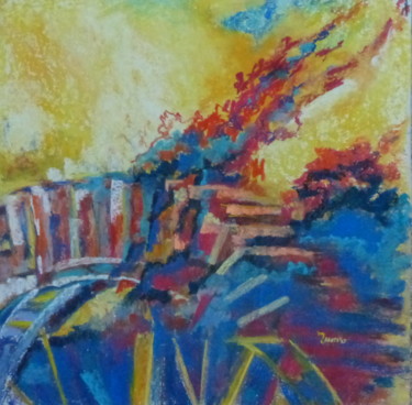 Peinture intitulée "la-pétillante.jpg" par Munro, Œuvre d'art originale, Pastel