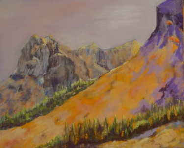 Peinture intitulée "Aravis-en-couleurs…" par Munro, Œuvre d'art originale, Pastel