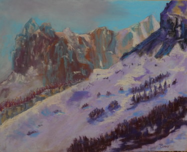 Peinture intitulée "Aravis-en-couleurs2…" par Munro, Œuvre d'art originale, Pastel
