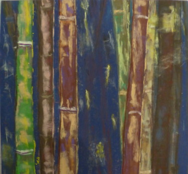 Peinture intitulée "bambou 3" par Munro, Œuvre d'art originale, Autre