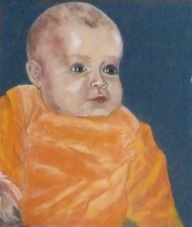 Peinture intitulée "Naïla 1" par Munro, Œuvre d'art originale, Pastel