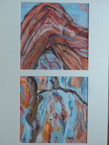 Peinture intitulée "Le Pin du cygne" par Munro, Œuvre d'art originale