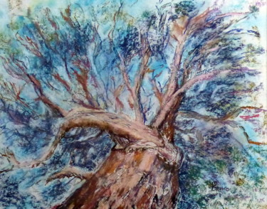 Peinture intitulée "Toucher le ciel" par Munro, Œuvre d'art originale, Pastel