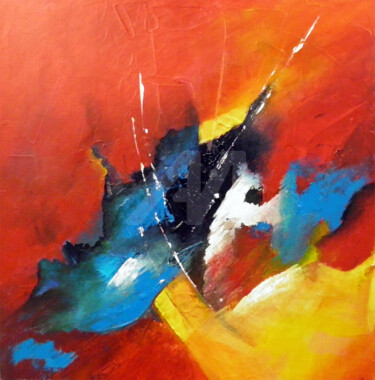 Intrusion Peinture intitulée "Intrusion" par Fasi, Œuvre d'art originale, Acrylique