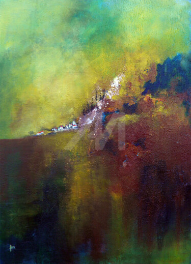 Ebullition Peinture intitulée "Ebullition" par Fasi, Œuvre d'art originale, Acrylique