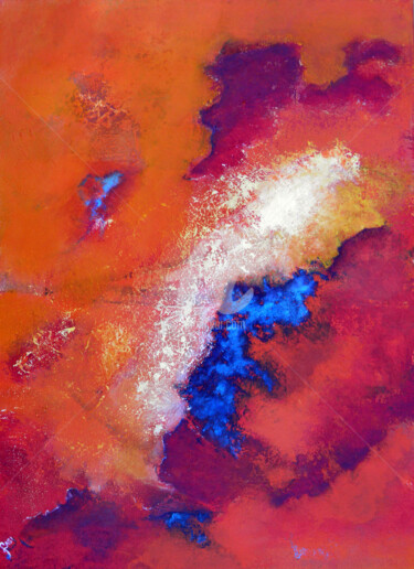 Pintura intitulada "Cosmos 2" por Fasi, Obras de arte originais, Acrílico