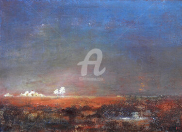 Schilderij getiteld "Clair de lune" door Fasi, Origineel Kunstwerk, Acryl