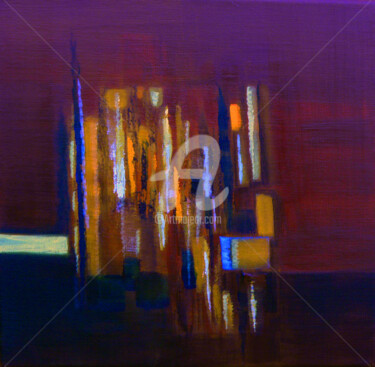 Peinture intitulée "Abstract'8" par Fasi, Œuvre d'art originale, Acrylique