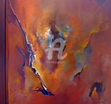 Malarstwo zatytułowany „Rouille 5” autorstwa Fasi, Oryginalna praca, Akryl