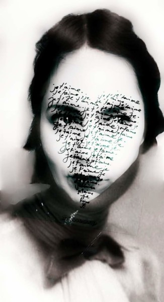 Digital Arts titled "Autoportrait" by Fabienne Vainikka, Original Artwork, Photo Montage