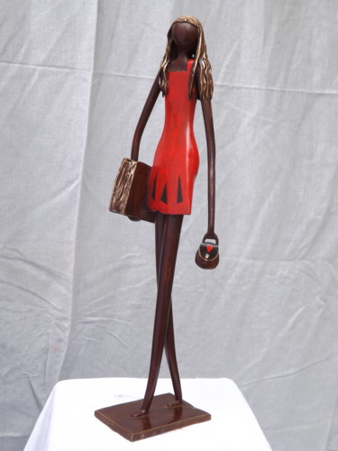 Sculpture intitulée "Gardons l'essentiel" par Faby, Œuvre d'art originale, Métaux