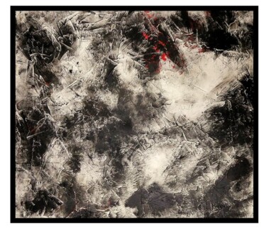 Painting titled "After us" by Fabio Cloud, Original Artwork, Acrylic Mounted on Wood Panel